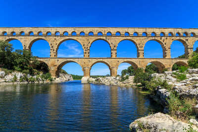 Single-Urlaub. Reise zum Pont du Gard Provence